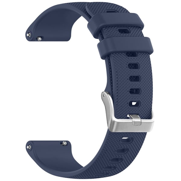 Silikonerem til Samsung Watch 4 med gitterdesign DarkBlue XL