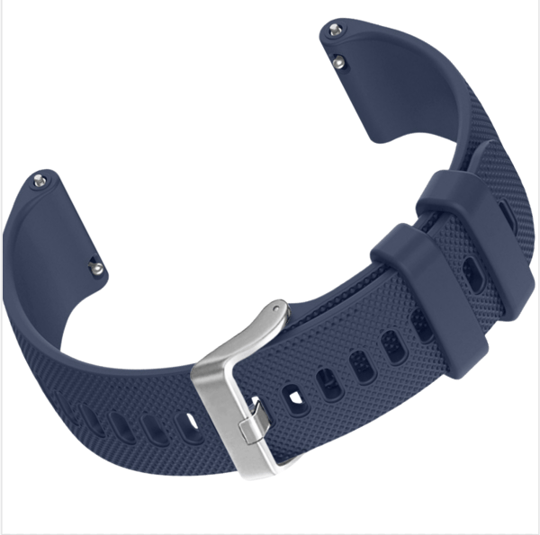 Silikonerem til Samsung Watch 4 med gitterdesign DarkBlue XL