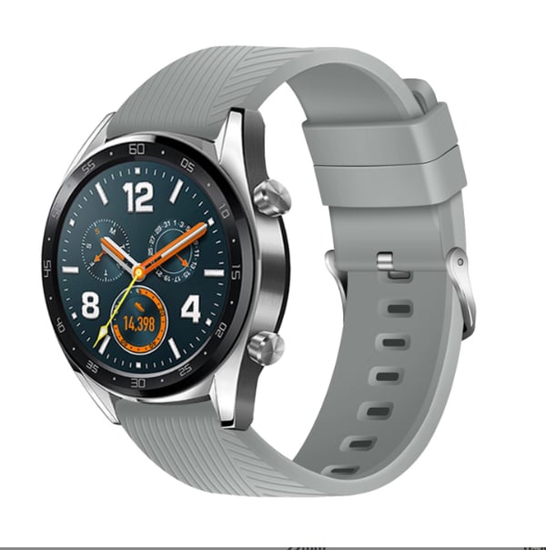 Huawei GT4/Samsung Galaxy Watch 4 -kellon ranneke Grey 22 mm