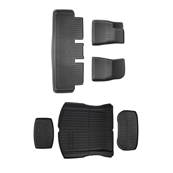 2023-2024 Tesla Model 3 Gulvmatter Sett - TPE Materiale Left Hand Drive