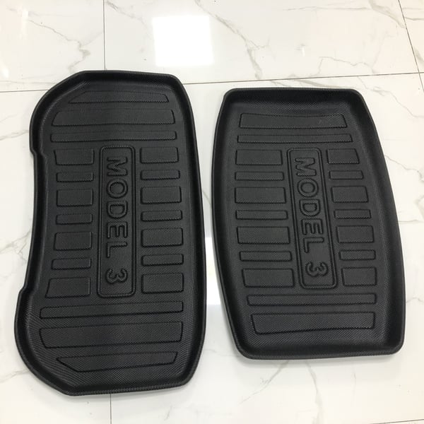 2023-2024 Tesla Model 3 Gulvmatter Sett - TPE Materiale Left Hand Drive