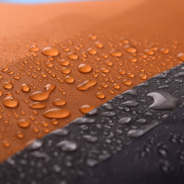 Reflekterende vanntett ryggsekkdeksel Orange and gray dual color L