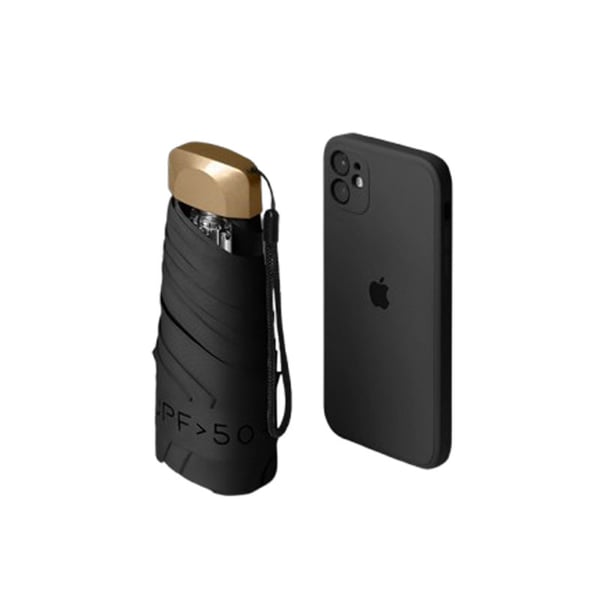 Kompakt paraply foldbar Black