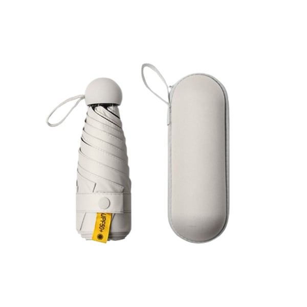 Mini viisiosainen sateenvarjo - kapselimuotoilu White