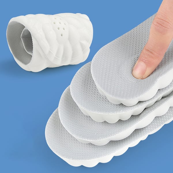 4D Memory Foam PU Indlægssåler for Øget Komfort XXXL