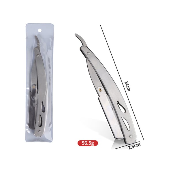 Sikkerhetshøvel for menn - Single Edge Barberhøvel Silver
