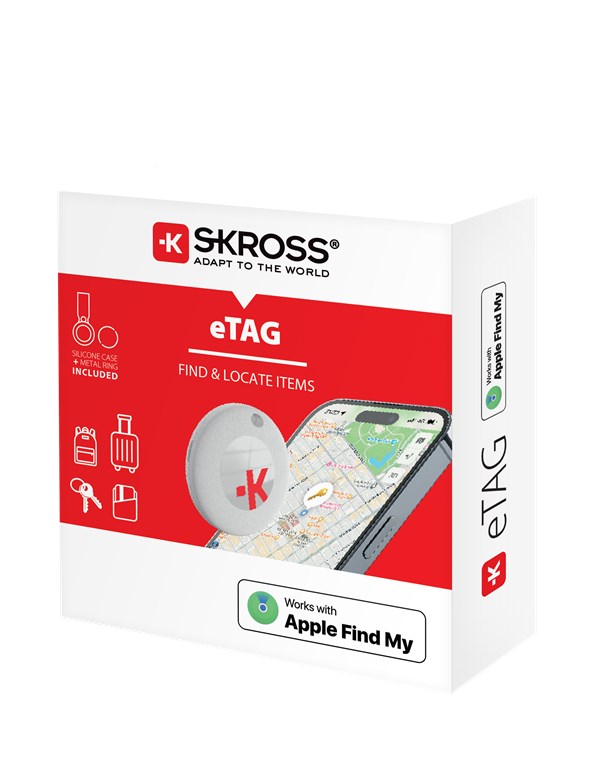 Tracker eTag, kompatibel med Apple Find