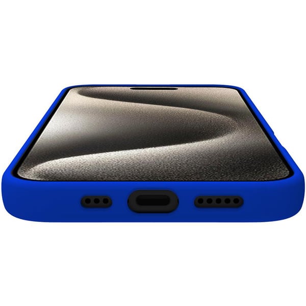 Cromomag Magnetic Soft gummideksel MagSafe iPhone 16 Pro Blue