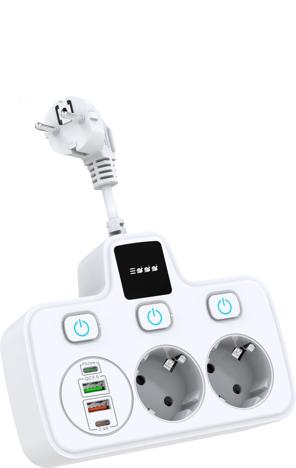 BKL-503 EU hurtigladeskinne White BKL-503 EU hurtigladeskinne White