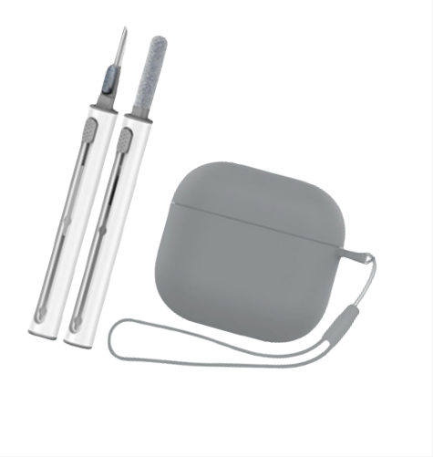 Silikonbeskyttelsesveske til Apple AirPods 4 Grey
