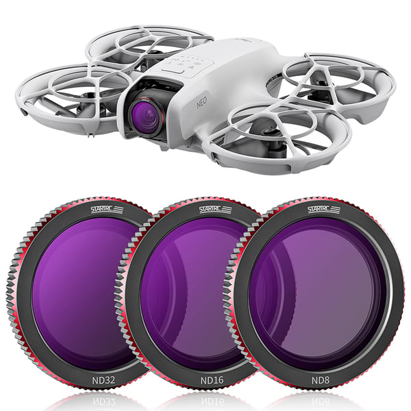 DJI NEO-filtersett: CPL, ND8, ND16, ND32