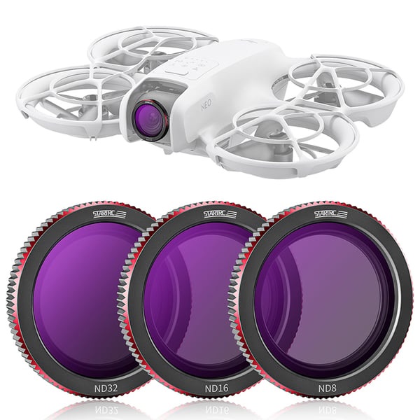 DJI NEO-filtersett: CPL, ND8, ND16, ND32