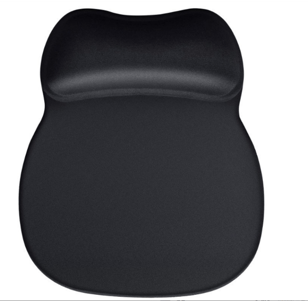 Ergonomisk musematte med håndleddsstøtte Black