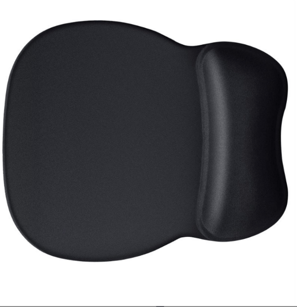 Ergonomisk musematte med håndleddsstøtte Black