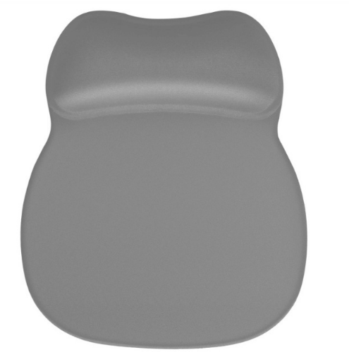 Musemåtte med ergonomisk håndledsstøtte for behagelig skrivning Grey