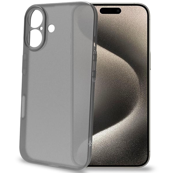 SPACE Super Thin Suojakuori iPhone 16 Musta