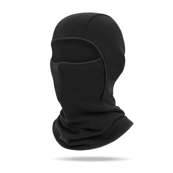 Fleece skimaske (voksen) Black