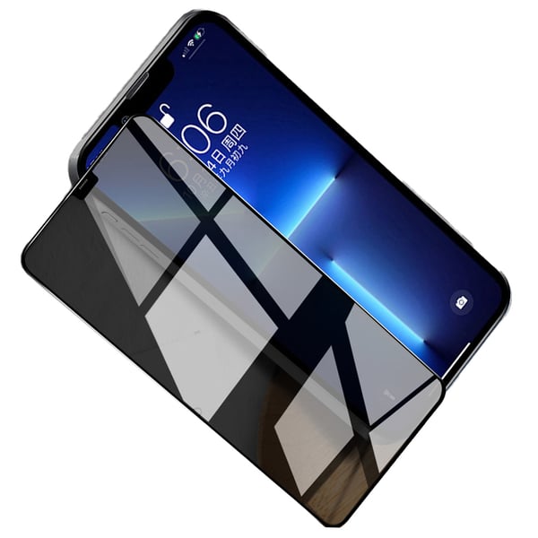 3-pakning personvern skjermbeskytter for iPhone - herdet glass iPhone 13 Pro Max