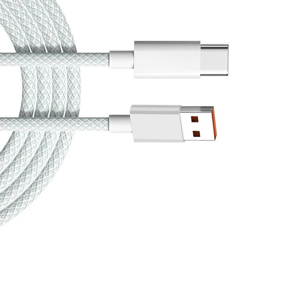 2-pack USB-A till USB-C-kabel Grey M