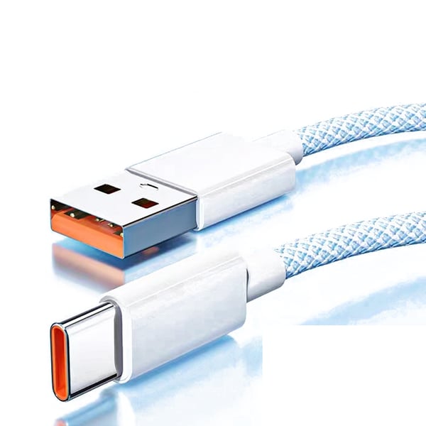 2-pack USB-A till USB-C-kabel Grey M