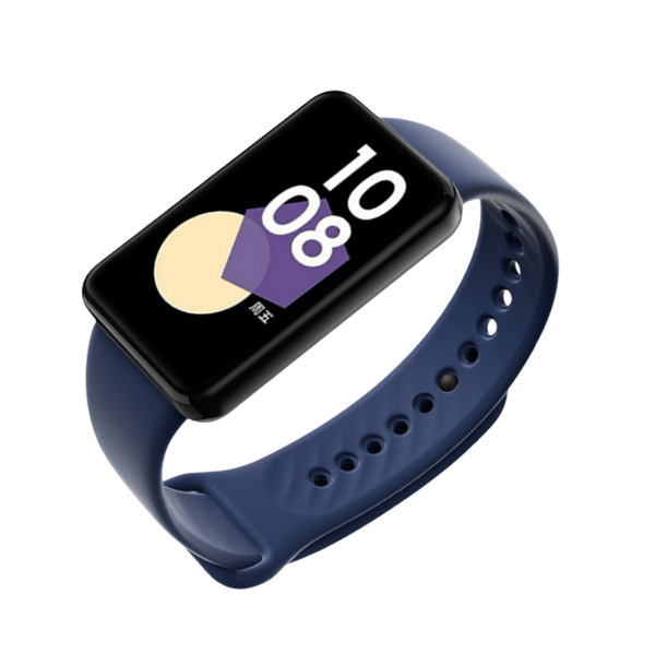 Ensfarvet silikonerem til Honor Band 9 Blue