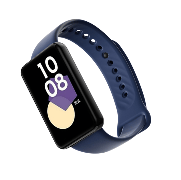 Ensfarvet silikonerem til Honor Band 9 Blue