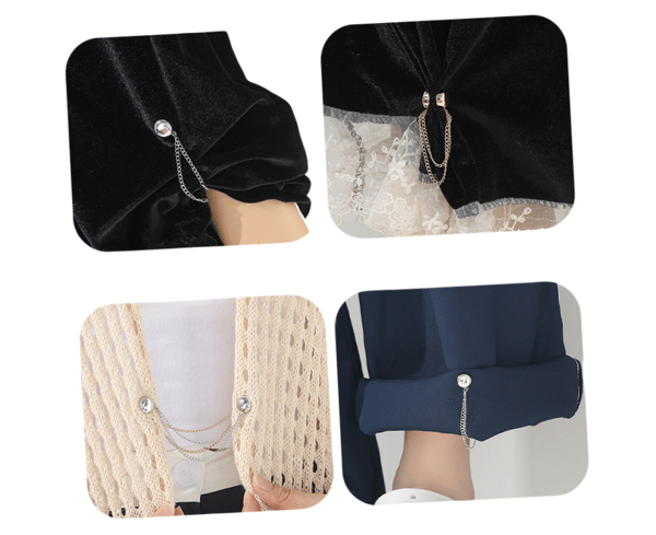 Paidan lyhennyssolki metallia Silver