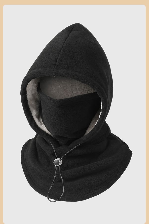 3-i-1-balaklava / skimaske i fleece Black