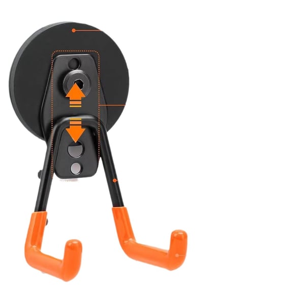 Magnetiske kroge - Robust opbevaring til værktøj Orange