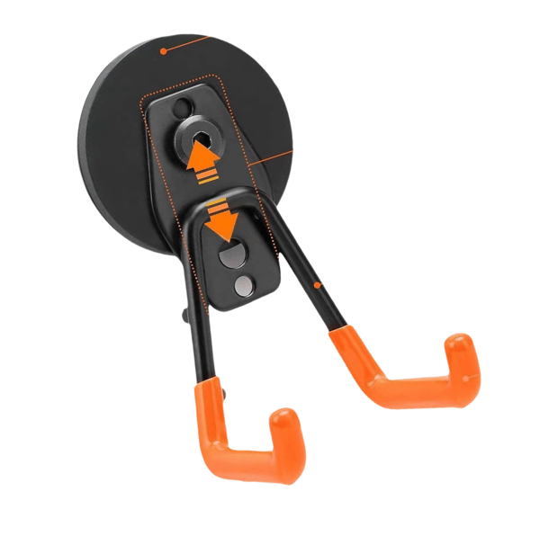 Magnetiske kroge - Robust opbevaring til værktøj Orange