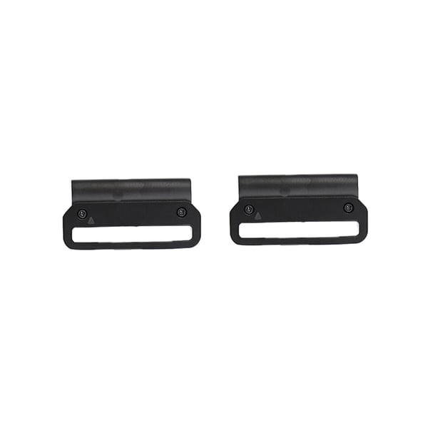 Par med klokkereimkoblinger - Medium Grain Black 20 mm
