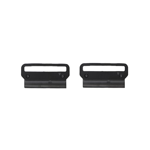 Par med klokkereimkoblinger - Medium Grain Black 20 mm