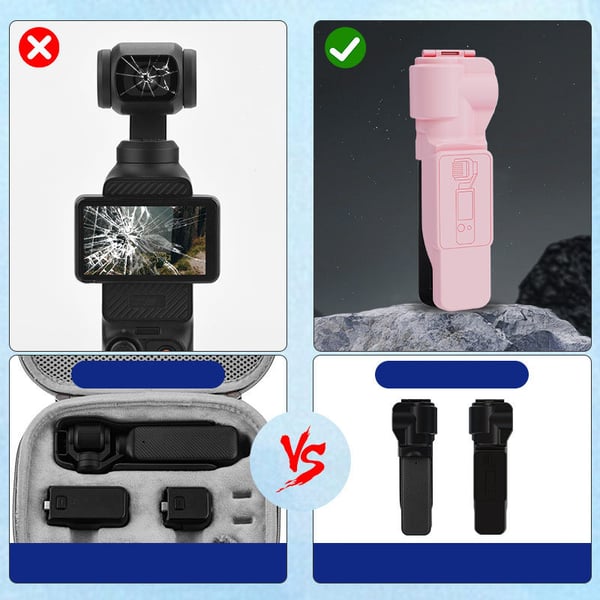 Beskyttende linse og skjermdeksel for DJI Osmo Pocket 3 Black