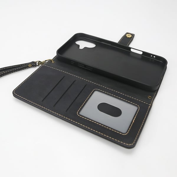 Lompakkokotelo korttipaikalla iPhone 16 -sarjalle iPhone 16 Plus