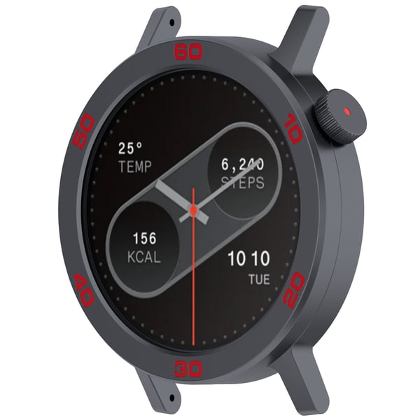 Klokkeetui + skjermbeskytter til CMF Watch Pro2 Grey