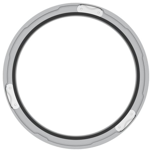 Klokkeetui + skjermbeskytter til CMF Watch Pro2 Silver