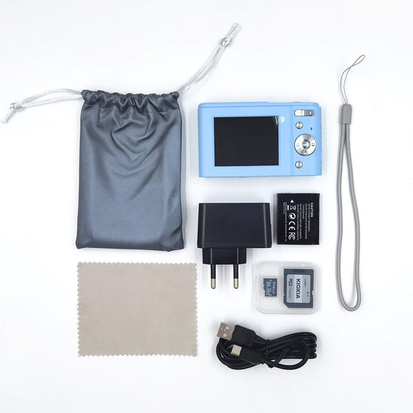 DC311 Kompakt digitalkamera med 32GB TF-kort LightBlue