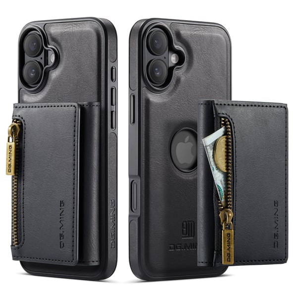 2-i-1 magnetisk telefondeksel til iPhone 16 Pro - Svart