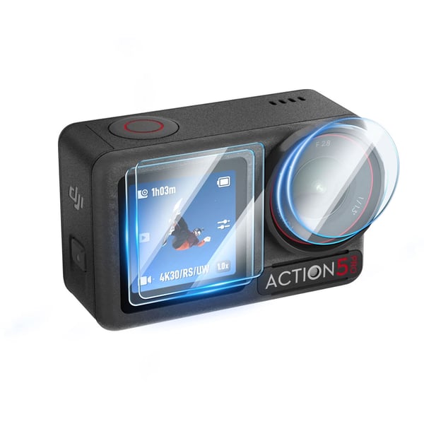 STARTRC Skjermbeskytter i herdet glass til DJI Action 5 Pro