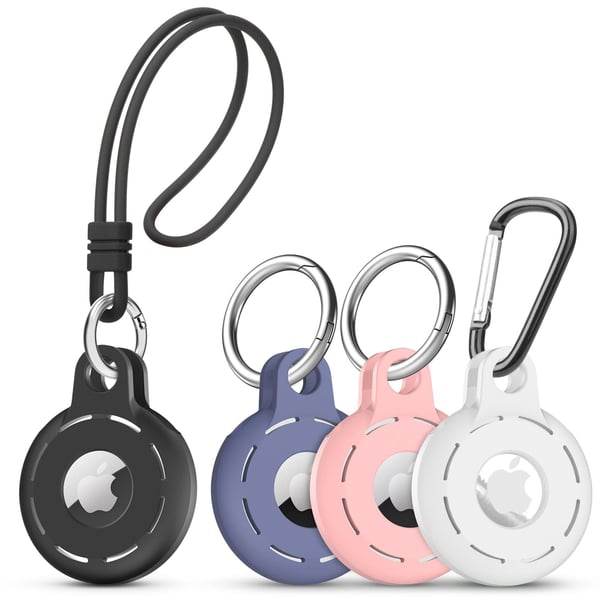 Silikonveske til Apple AirTag Tracker MultiColor 4-Pack