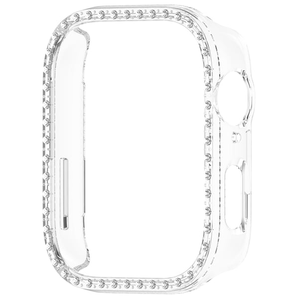 Huawei Watch Fit 3-deksel med diamantformet PC-hulbeskyttelsesdeksel Transparent