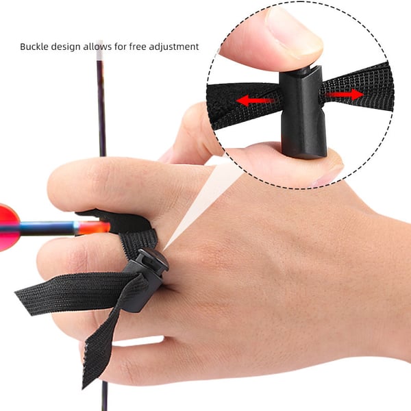 PU Bueskydning Finger Tab Double Layer