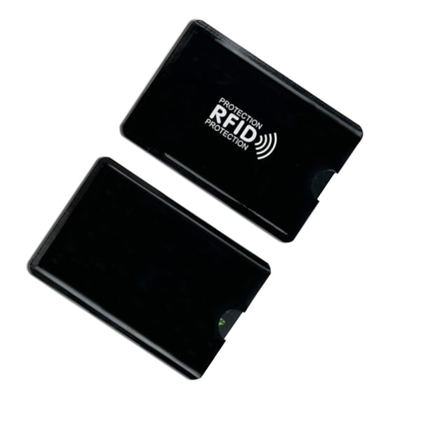 Kortetui med RFID-blokering, 10-pak Black