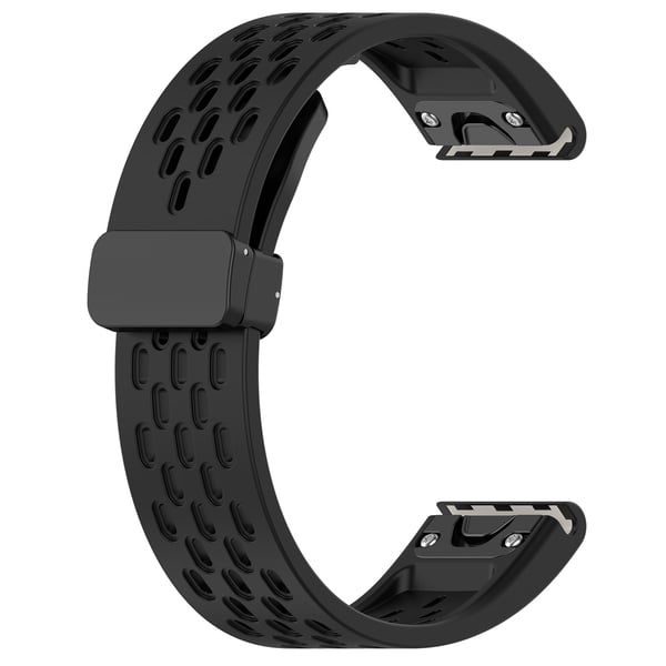 Silikoniranneke Garminille 22 mm - Valkoinen Black