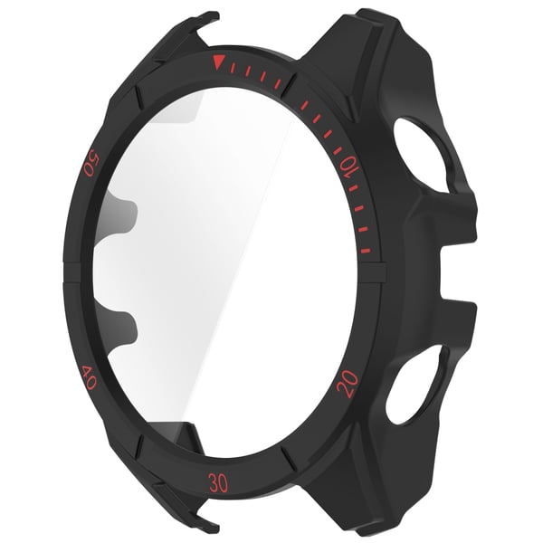 Garmin Fenix 8 -kellon suojakotelo Black+Red 47MM