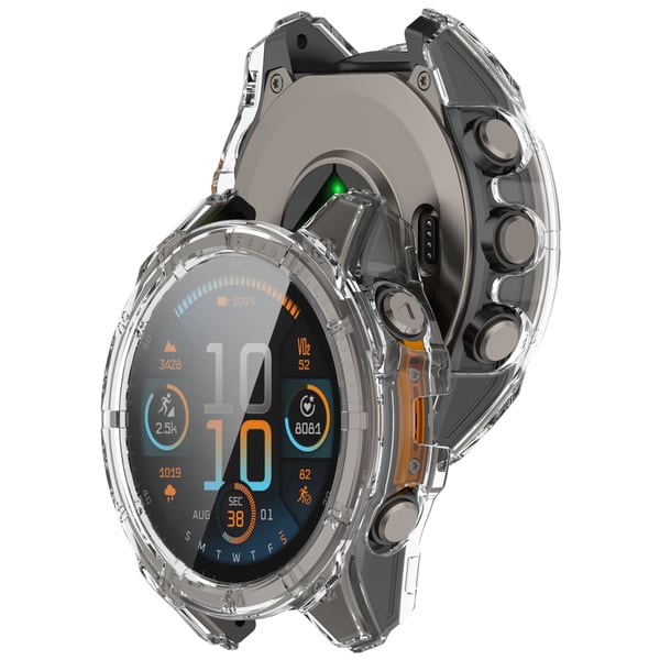 Garmin Fenix 8 -kellon suojakotelo Transparent 51MM