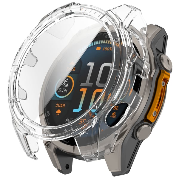 Garmin Fenix 8 -kellon suojakotelo Transparent 51MM