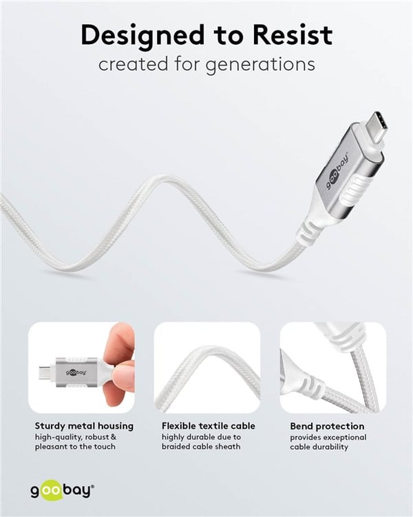 Ethernet-kabel USB-C™ 3.1 til RJ45, Slim, 1,5 m