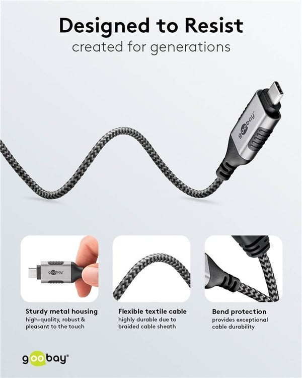Ethernet-kabel USB-C™ 3.1 til RJ45, Slim, 3 m
