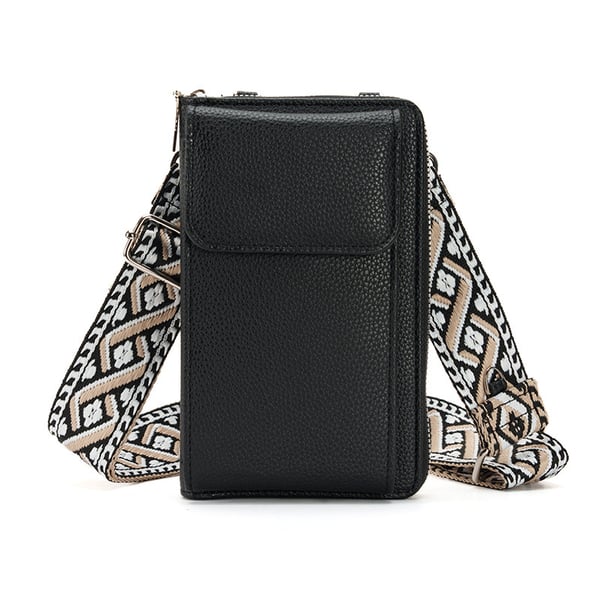 Kvinners skulderveske Crossbody mobiltelefonveske Black